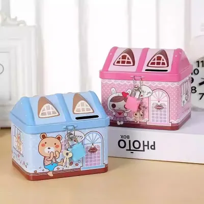 Cartoon House Cute Money Saving Box